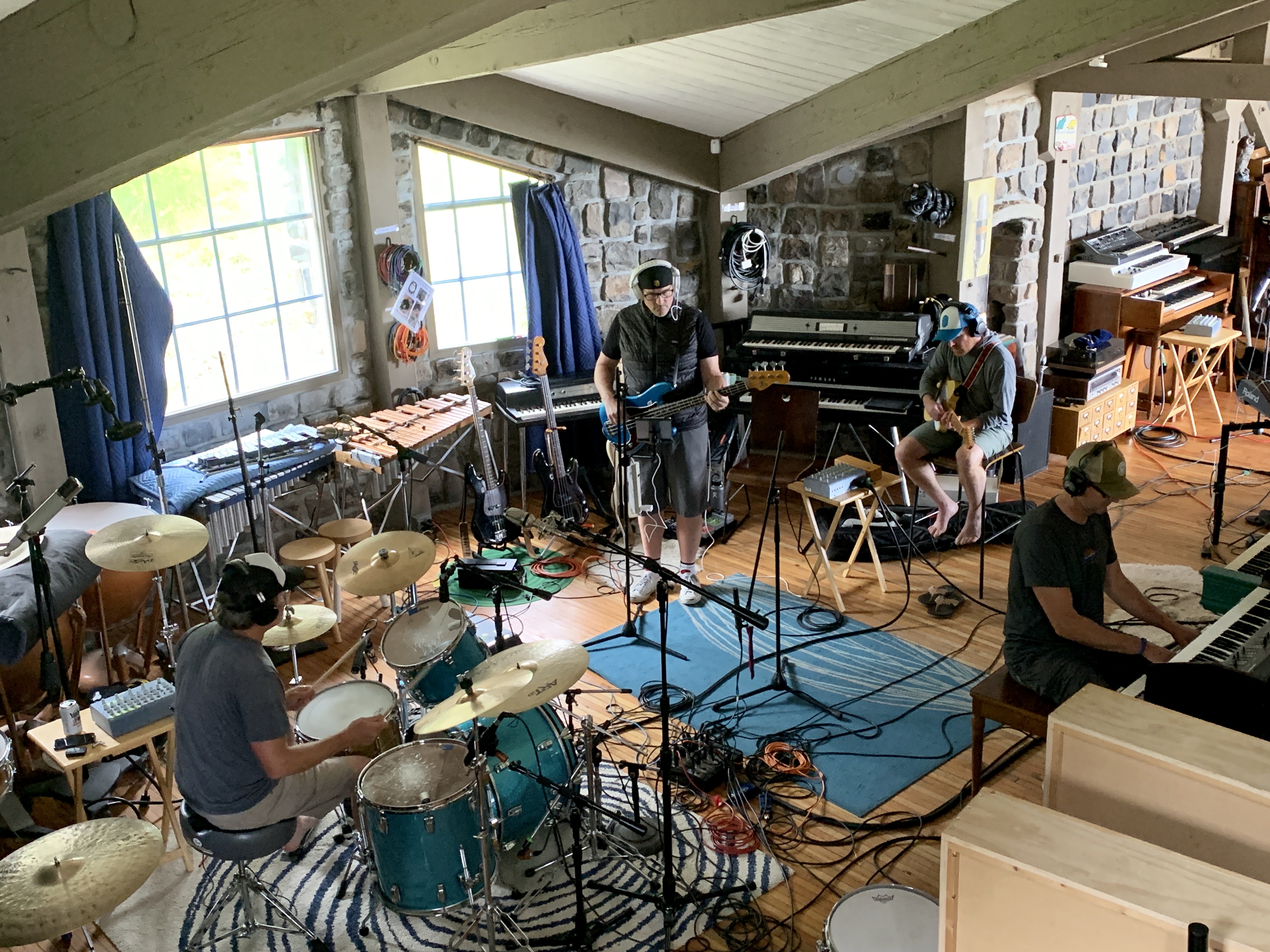 Marble Party in the studio